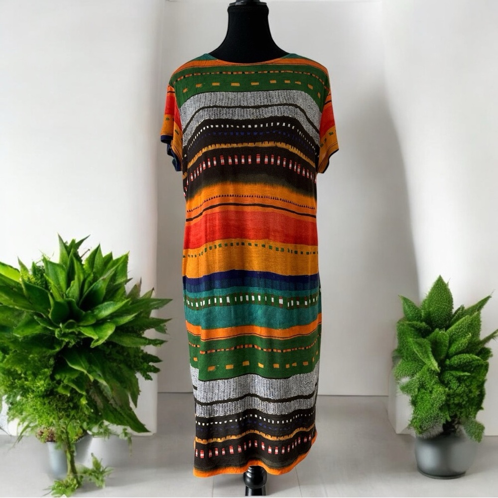 Lenny Niemeyer Colorful Mini Beach Cover-Up with Belt - XS/PP